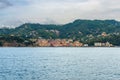 San Terenzo village in the Gulf of La Spezia - Lerici Liguria Italy Royalty Free Stock Photo