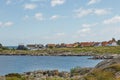 Small village of Svaneke on Bornholm island in Denmark Royalty Free Stock Photo