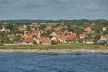 Small village of Svaneke on Bornholm island in Denmark Royalty Free Stock Photo