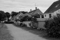 The small village of Svaneke at Bornholm island Royalty Free Stock Photo