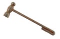 Small vintage ball peen hammer Royalty Free Stock Photo