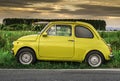 Small vintage italian car Fiat Abarth Royalty Free Stock Photo