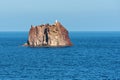 The small volcanic island named `strombolicchio`