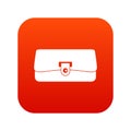 Small wallet icon digital red
