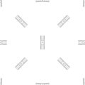 Small watch pattern seamless vector