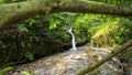 A small water fall view Royalty Free Stock Photo