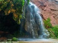 Small Waterfall along Havasu Creek Royalty Free Stock Photo