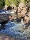 Small Waterfall along the rocks