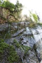 Small waterfall in the bavarian alps