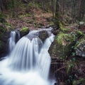 Small waterfall in Black Forest Royalty Free Stock Photo