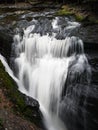 Small waterfall downstream from Bushkill Falls, Pennsylvania