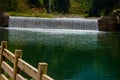 The small waterfall in Uzungol in Trabzon