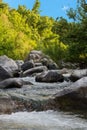 Small waterfall forest Royalty Free Stock Photo