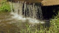 Small waterfall in the garden