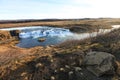 Small waterfall in Iceland