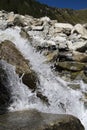 Small waterfall in the italian alps