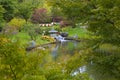 Small waterfall in Japanese Garden Royalty Free Stock Photo