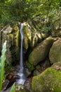 Small waterfall in Masoala national park, Madagascar Royalty Free Stock Photo