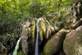 Small waterfall in Masoala national park, Madagascar Royalty Free Stock Photo