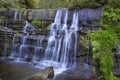 Small waterfall near village Ripit i Pruit, Catalonia, Spain