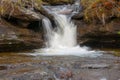 Small waterfall in mountains of Norway Royalty Free Stock Photo