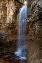 A small waterfall is one of the many streams Royalty Free Stock Photo