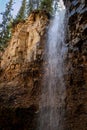 A small waterfall is one of the many streams Royalty Free Stock Photo