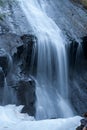 Small Waterfall over Rocks Royalty Free Stock Photo