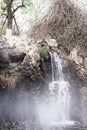 Small waterfall-Qingyun spectrum Royalty Free Stock Photo