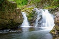 Small Waterfall in Redes Park Royalty Free Stock Photo