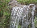 Small waterfall stone nature