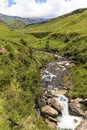 Small waterfall in the stream