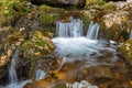 Small waterfall at Torrente Boite Royalty Free Stock Photo