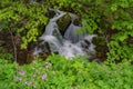 Small Waterfalls in the Blue Ridge Mountains Royalty Free Stock Photo