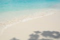 Small wave on beautiful beach Royalty Free Stock Photo