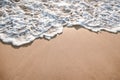 Small wave breaking on the beach shore Royalty Free Stock Photo