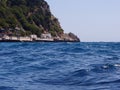 Small waves in the Bay. The area of the village Gaspra part of the big rush, the territory of more than 70 kilometers.