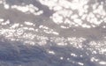 Small waves on water. Seascape close up. Waves on ocean. Nature background loop animation. Sun highlights on water. Soft focus