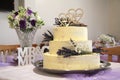 small wedding cake Royalty Free Stock Photo