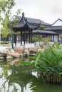 small well-equipped pond in a philosophy museum in China