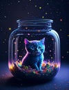 Small kitty in galaxy environment