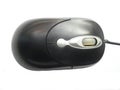 Small white and black color computer mouse Royalty Free Stock Photo