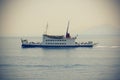 Small ferry in Adriatic sea Royalty Free Stock Photo