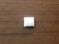 Small white Chewing gum