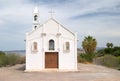 Small white church Royalty Free Stock Photo