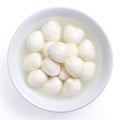 Small white mozzarella balls