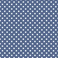 Small White Polka dots on Pastel Dark Blue Royalty Free Stock Photo