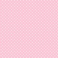 Small White Polka dots on Pastel Pink, Seamless Background Royalty Free Stock Photo