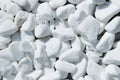 Small White Stones Background. Abstract Nature Background Textures.