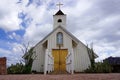 Small White Wooden Church Royalty Free Stock Photo